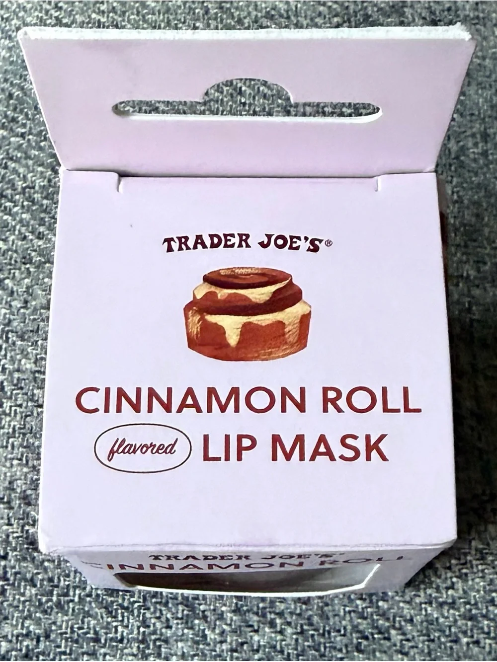 Trader Joe's Cinnamon Roll Lip Mask limited edition